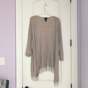 Torrid Cardigan with Lace